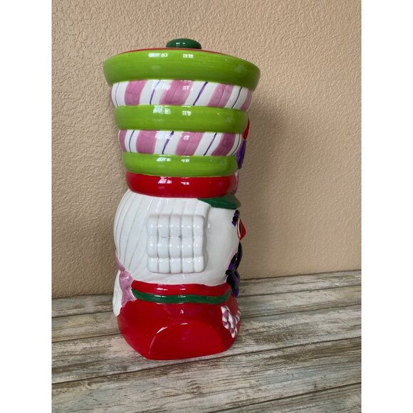 One Hundred 80 Degrees Nutcracker Cookie Jar Christmas Ceramic Candy Soldier - Picture 10 of 12